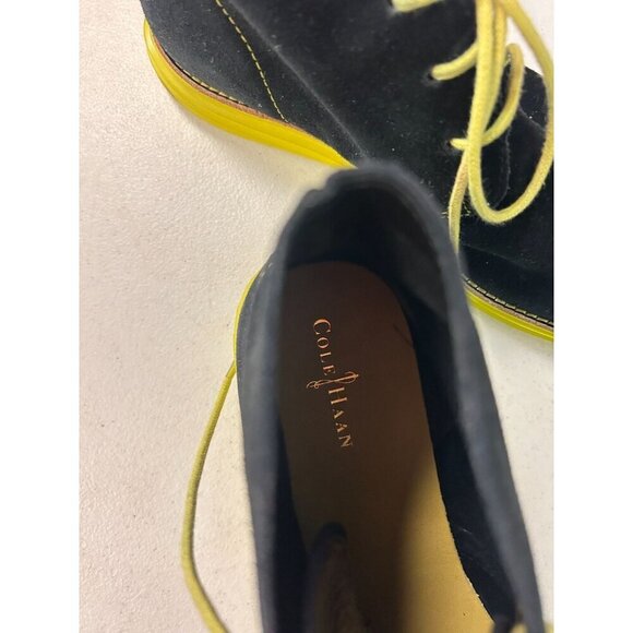 Cole Haan Lunar Grand Chukka Booties Black/Yellow D38905 6.5 B - Picture 6 of 6